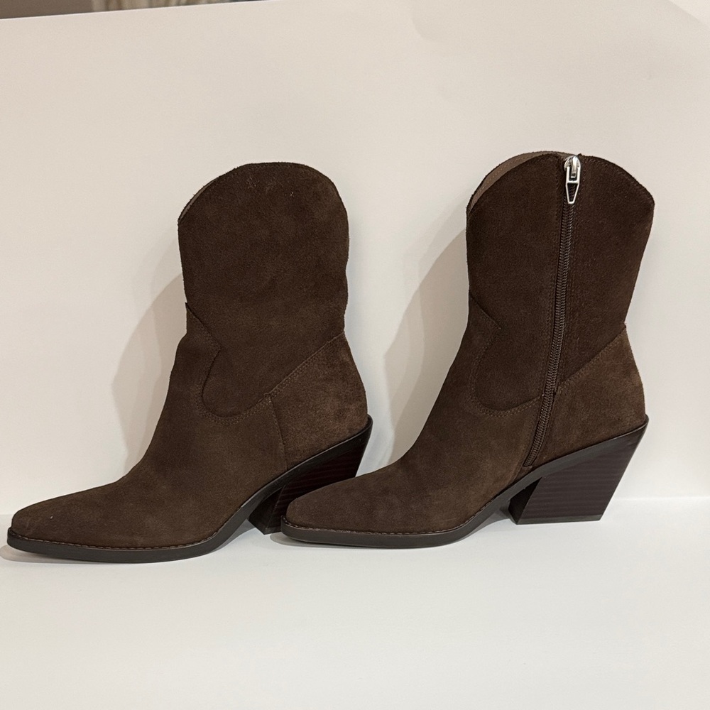 Dolce Vita Dark Brown Heeled Boots